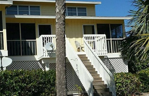 Placida Condo | Little Gasparilla Island - Gulf view, golf cart, ferry, pool, boat dock, parking