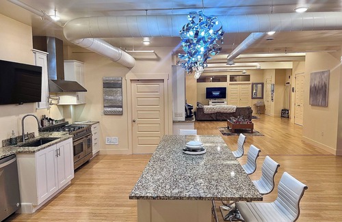 Downtown Syracuse Condo | Live the Penthouse Life Luxury Downtown Syracuse Loft; Direct Elevator Access