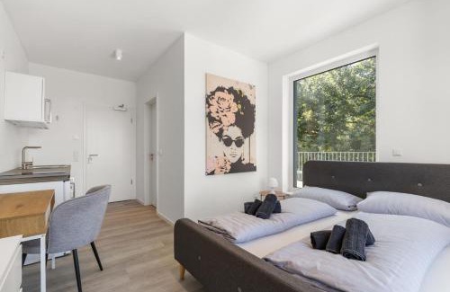 Rheinstetten Hotel | LivingBoxx Karlsruhe - Messe I neuwertige Apartments mit Küche