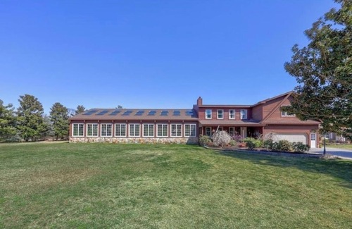 Ocean View House | Lodge style home w/INDOOR pool/spa, 2 miles to the beach, onsite canal access