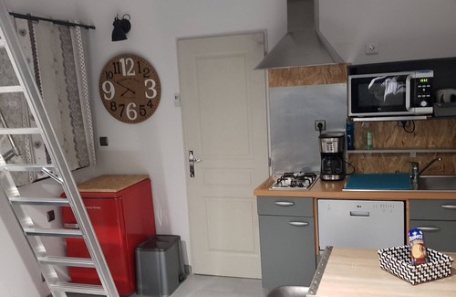 Sainte-Croix-Grand-Tonne Apartment | Loft cozy axis Caen Bayeux Courseulles sur Mer
