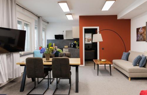 Bad Hersfeld Apartment | Loft im Zentrum von Bad Hersfeld mit modernem Design und offenem Wohnkonzept "Badestube"