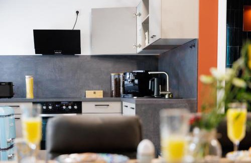 Bad Hersfeld Apartment | Loft im Zentrum von Bad Hersfeld mit modernem Design und offenem Wohnkonzept "Badestube"