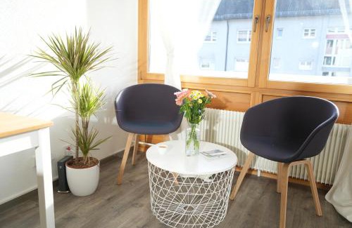Loerrach Apartment | Loft mit Parkplatz und Balkon