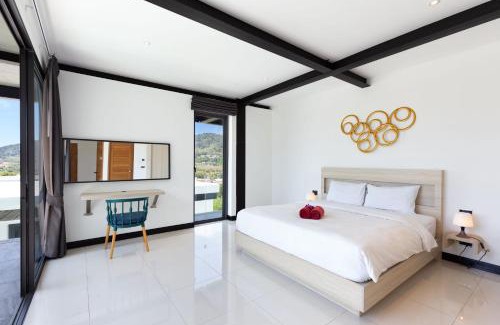 Ban Saiyuan Villa | Loft Style 4BR Villa Sunset Garden 4 with 12m Salt Water Pool, near NaiHarn