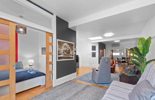 Gay Village Apartment | Lofty Urban Duplex Two Story Getaway