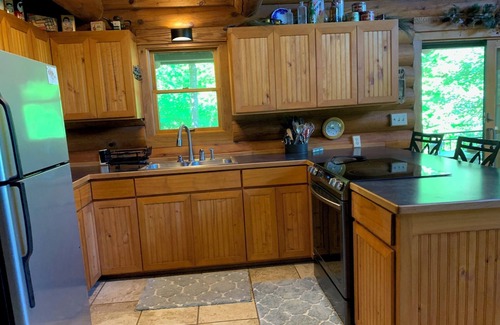 Richville Cabin | Log cabin in the woods with Marion Lake access in Otter Tail County.