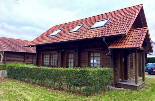 Sassnitz House | Log cabin James Cook - sea view, own sauna