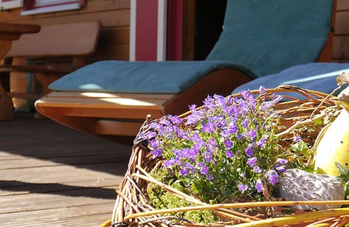 Salem Apartment | Log cabin Moritz, 91 sqm, 4 bedrooms, terrace, max. 6 persons