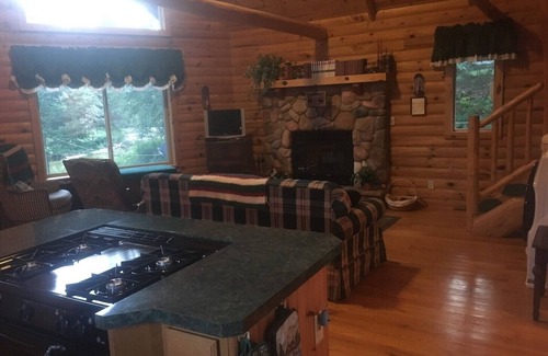 Indian River House | LOG CABIN ON STURGEON RIVER