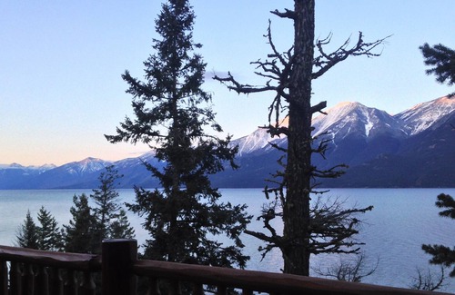 Gray Creek Cabin | Log Cabin Perched on East Shore Kootenay Lake