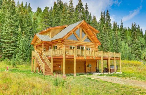 Sunny Slope House | Log Cabin with Wraparound Deck in Breckenridge!