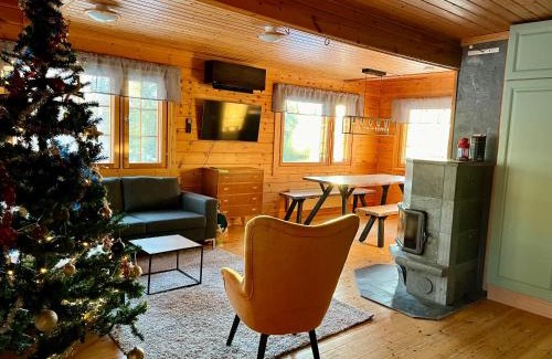 Rovaniemi Villa | Log cottages in 10 min from Santa Claus Village-Sauna&FreeParking