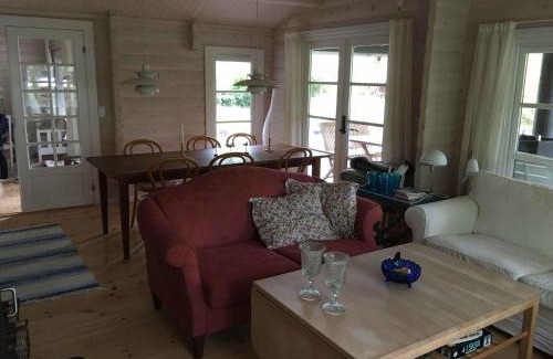 Nykobing Sjaelland House | Log House Near A Child-Friendly Sandy Beach