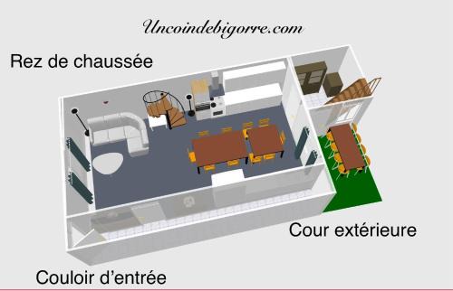 Tournay House | Logements Un Coin de Bigorre - La Tournayaise - Canal plus, Netflix, Bein, Apple TV - Wifi Fibre