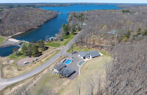 Brill House | Long Lake Retreat-Heated Pool/Hot Tub-Multi-Family Haven-Long Lake Frontage