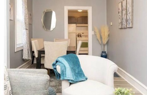 Grand Rapids House | Lovely 2-bedroom rental unit w/electric fireplace