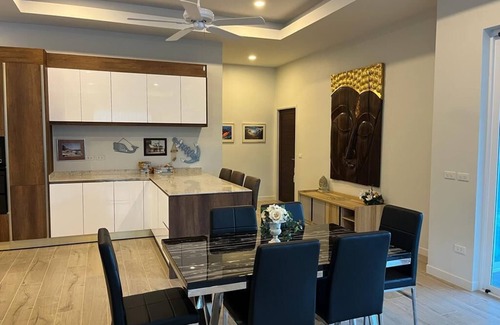 Sam Roi Yot House | Lovely 3 bed, 2 bath, private swimming pool, fully equipped kitchen, AC, garage