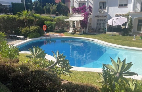 Manilva Villa | Lovely 3 bed 3 bath end villa with pool and beautiful port in Duquesa