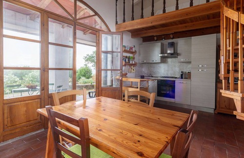 Cinigiano House | Lovely apartment in villa with WIFI, pool, A/C, TV, terrace, pets allowed, panoramic view, parking
