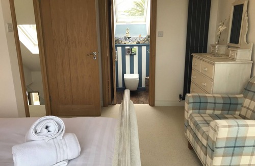 Portmellon Bed & Breakfast | Lovely boutique Bed and Breakfast room with stunning sea views