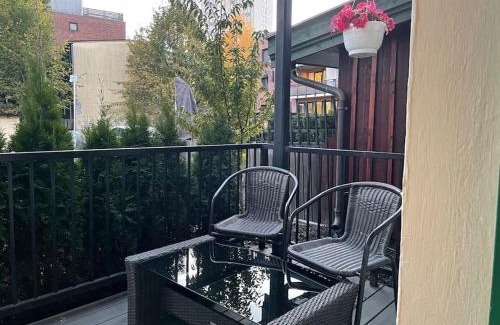 Drammen Apartment | Lovely condo with fireplace & parking@city center