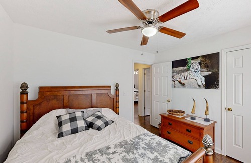 Dallas House | Lovely home with private pool, billiard room, media room & large patio