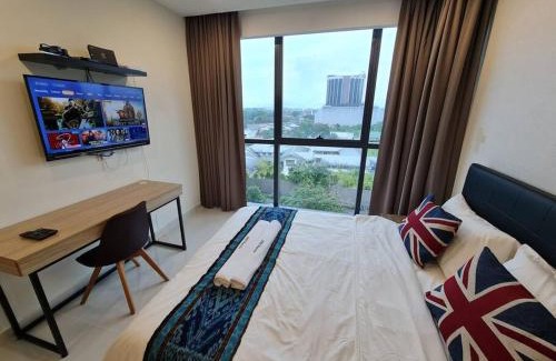 Batu Lintang Apartment | Lovely Kozi Square Studio Bedroom with Pool LV5D