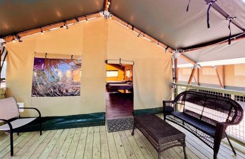 Fentress Other | Lovely Safari Tent with River Access, Fire Pit and Barbecue in Staples, Texas
