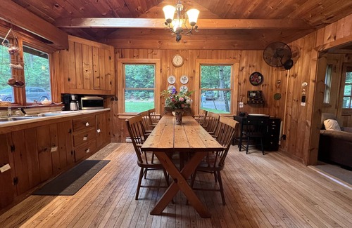 Naples House | Lovely, Sprawling Log Home On Pretty, Pristine Trickey Pond.