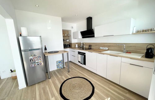 Larmor-Plage Apartment | Lovely T1 d architecte de standing Vue mer 360