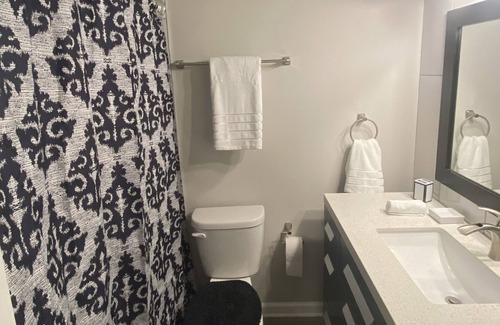 Milwood Condo | Lovely Two Bdrm Unit W/Fireplace Near Domain/Q2