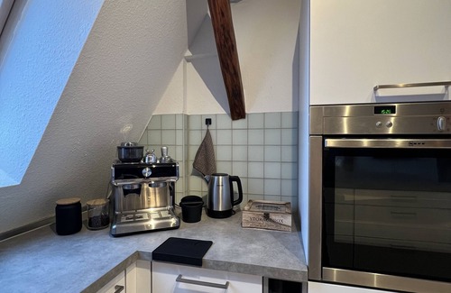 Ludwigsburg Apartment | Ludwigshome: Im Zentrum mit Balkon Smarttv