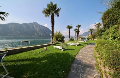 Bissone Apartment | Luganersee, Pool, Strand, Parkplatz, Suite