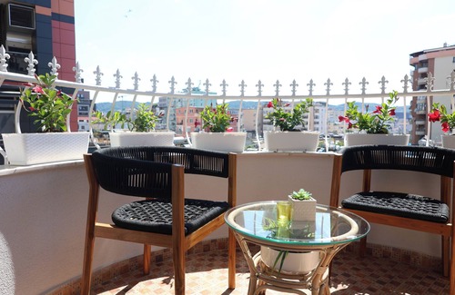 Tirana Apartment | Luna Nova Junior Suite with balcony Central Tirana Luxury Sta