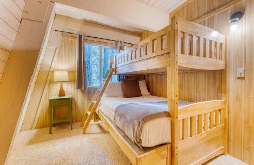 Carnelian Bay House | Lundy Bearden Serene Tahoe Retreat with Deck Fireplace and Forest Views