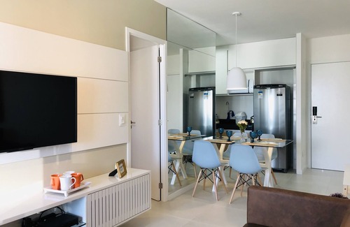 Ponta Verde Apartment | LUX. BEDROOM AND LIVINGROOM. EDF TIME. GREEN POINT