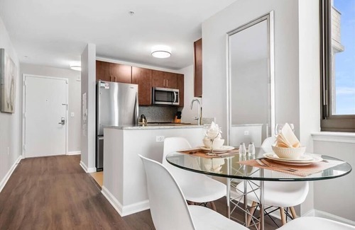 Hudson Exchange Apartment | Luxe 2BR | Sweeping Views | Jersey City by GLS