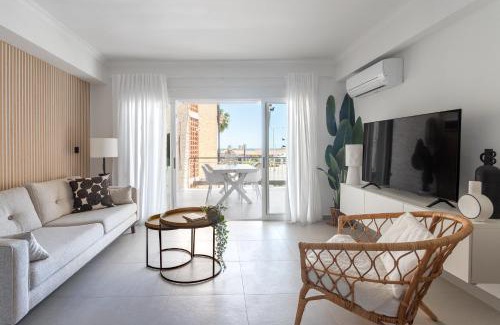 Platja de l'Arenal Apartment | Luxe 6 pers strand app met zeezicht en zwembad Arenal Beach