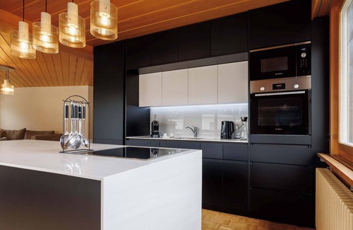 Davos Apartment | Luxe Davos Apartment with mountain views.