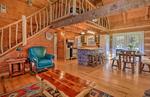 Logan Cabin | Luxe Dog-Friendly Cabin w/Hot Tub & Game Room