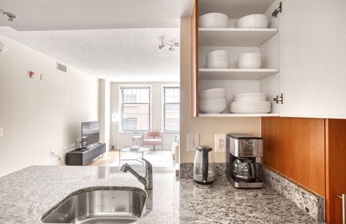 West End Apartment | Luxe Foggy Bottom 1BR w/Den, Pool & Gym, near GWU, by Blueground