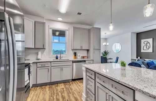 Hayes Apartment | Luxe King 2BR Suite Mins to Downtown Durham!
