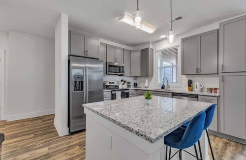 Hayes Apartment | Luxe King 2BR Suite Mins to Downtown Durham!