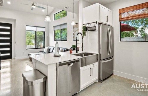 Rosewood House | Luxe King Primary + Comfort and Cool Shaded Patio