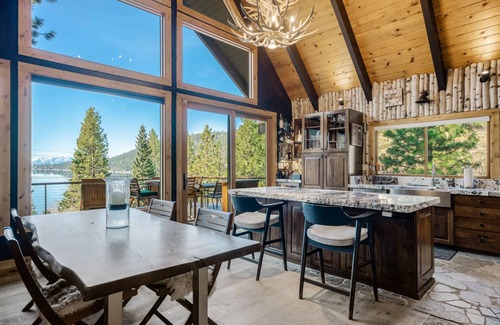 Incline Village Cabin | Luxe Lake View Lodge sleeps 18.