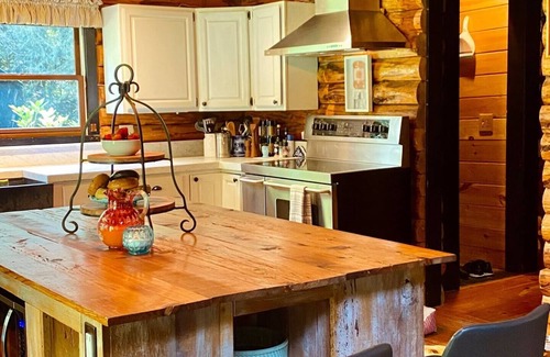 Great Barrington Cabin | Luxe Log Cabin Minutes From Skiing, Hiking, & More