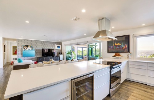 Sky Forest House | Luxe Mid-Century Austin Home w/Canyon Views