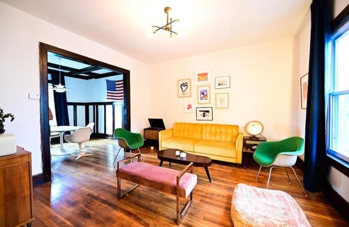 Mexicantown - Southwest Detroit House | Luxe Mid-Century Styled Townhouse #3631