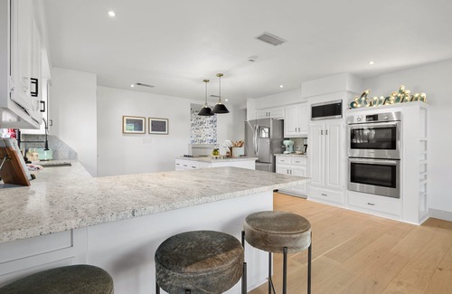 Dripping Springs House | Luxe Modern Escape | Resort Backyard w/Pool, Hot Tub, Court & Kid Friendly Fun!